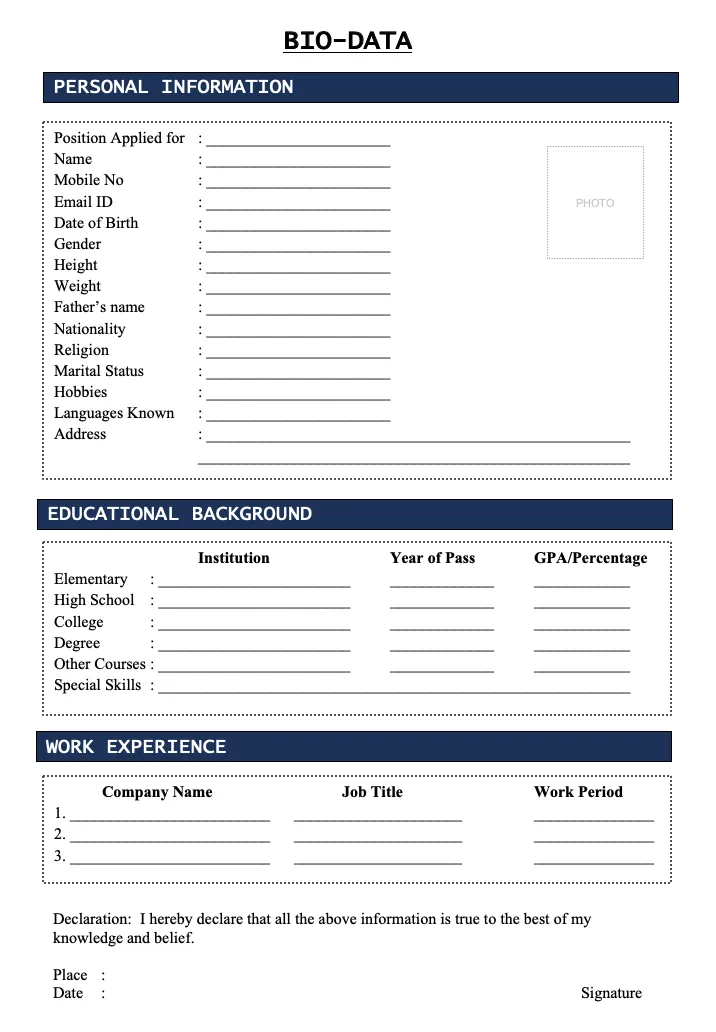 For student, cv format for students, cv format for job