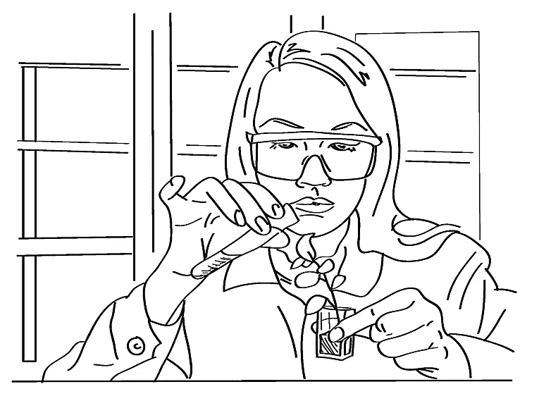 Marine Biologist Coloring Page Coloring Pages