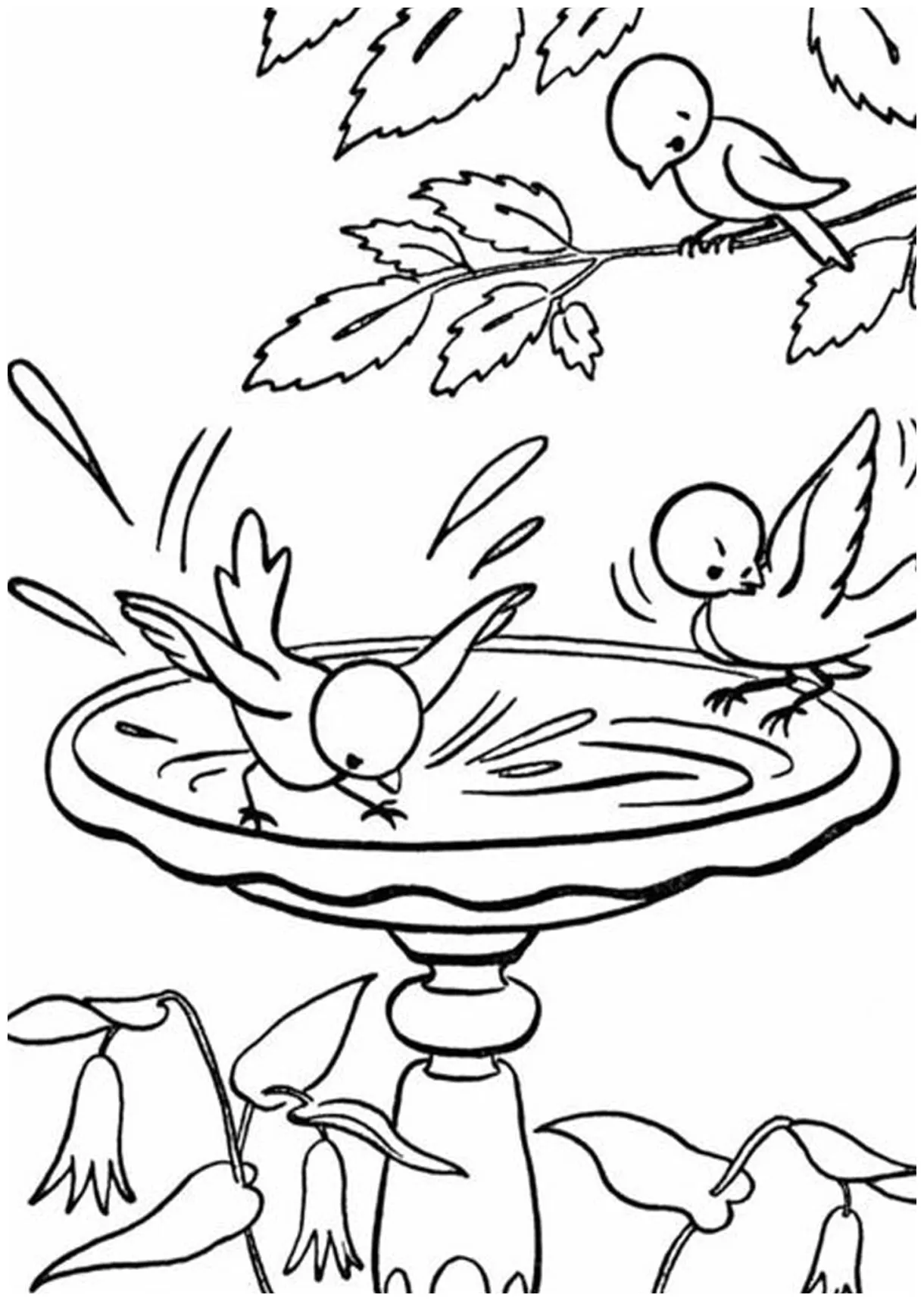 Free & Easy To Print Bird Coloring Pages - Tulamama