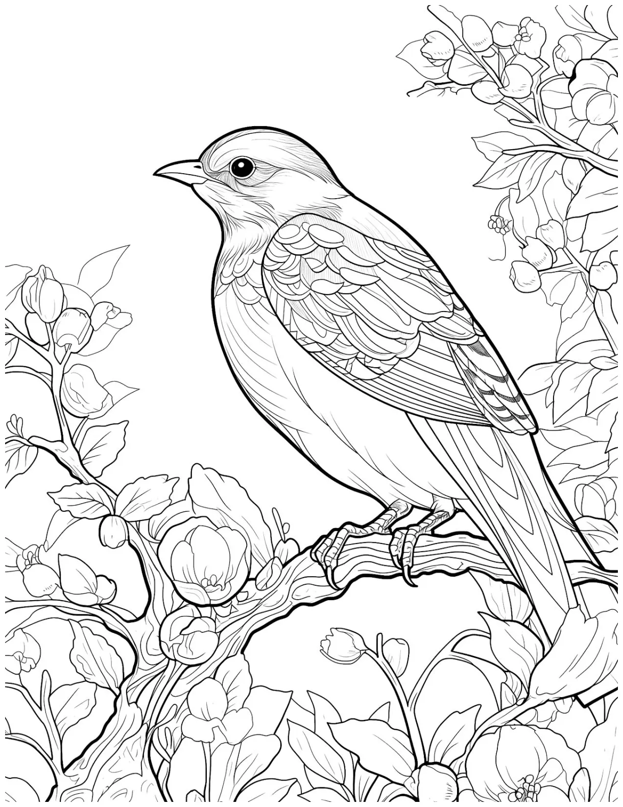 10 Cute Bird Coloring Pages for Animal Lovers | Coloring Craze