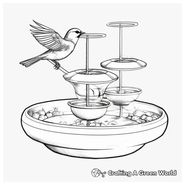 Bird Feeder Coloring Pages - Free & Printable!