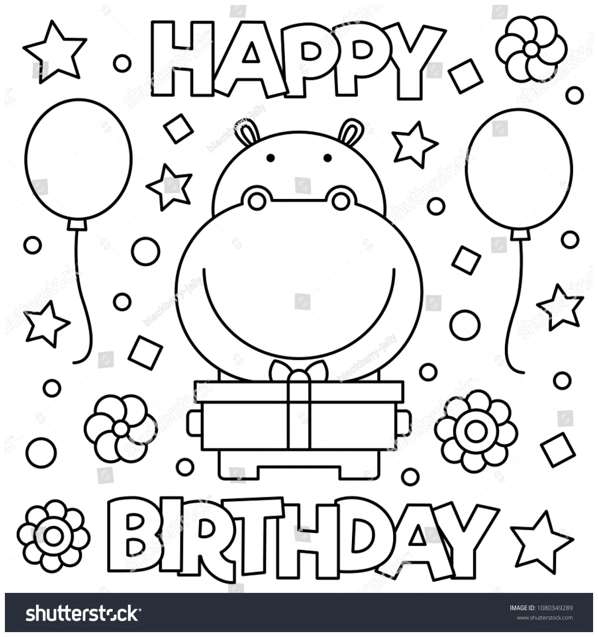 48,556 birt ay coloring page s, s & vectors shutterstock