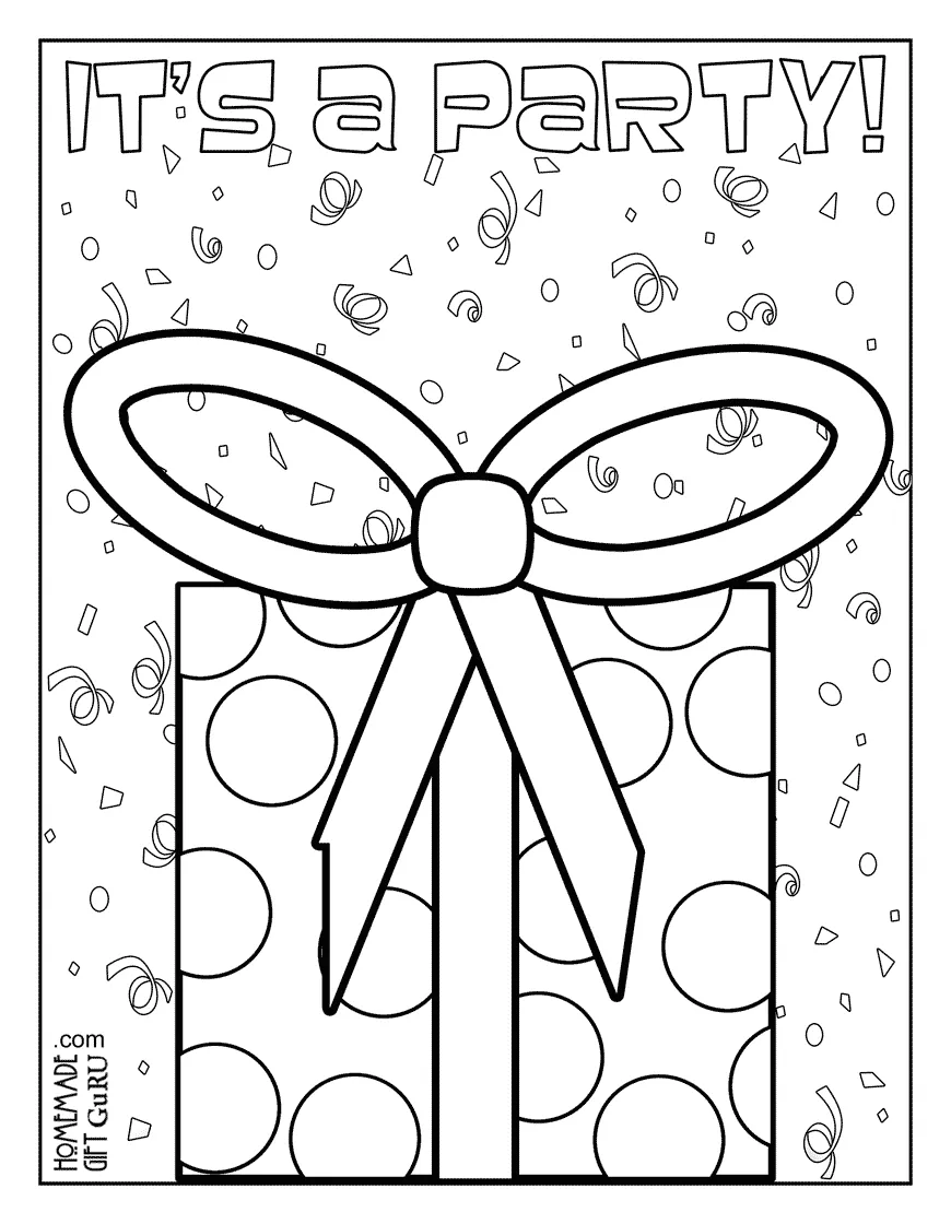Birt ay coloring page