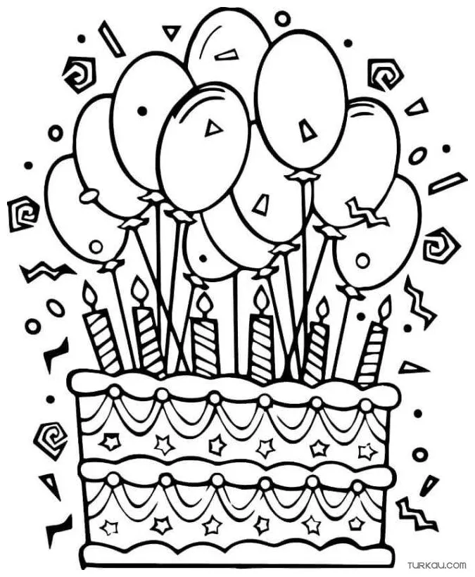 Birt ay coloring page » turkau