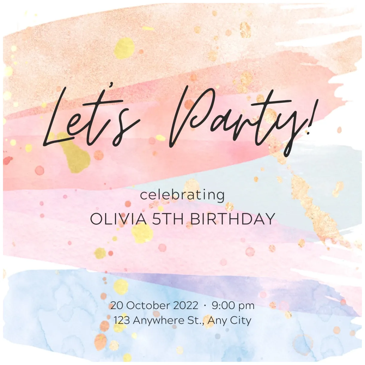 Free Printable Birthday Invitation Templates - FREE Templates