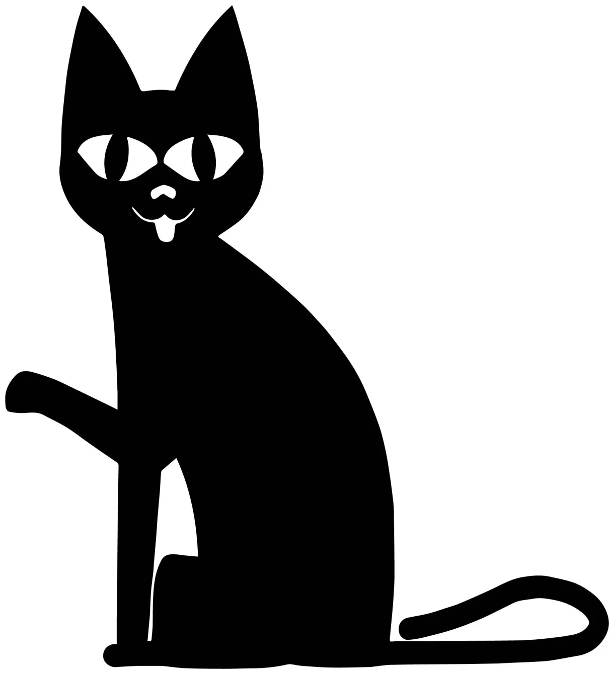 Black Cat Coloring Page | Wecoloringpage.com