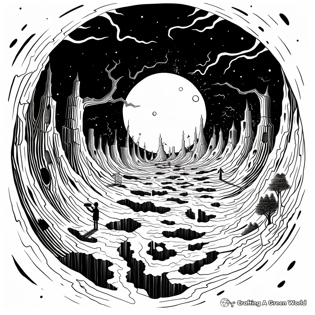 Black Hole Coloring Pages - Free & Printable!