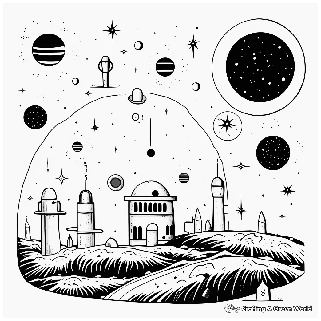 Black Hole Coloring Pages - Free & Printable!