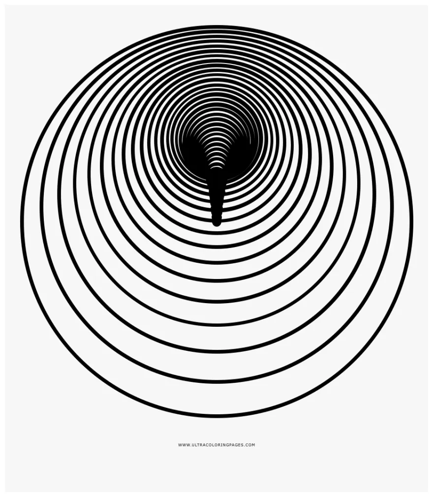 Black Hole Coloring Page, HD Png Download - kindpng