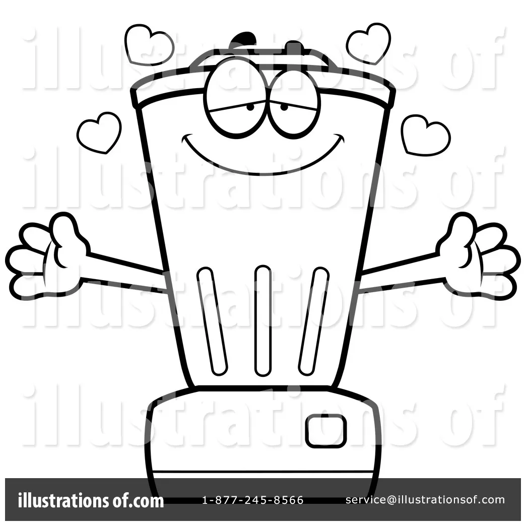 Blender clipart coloring page, Blender coloring page Transparent FREE