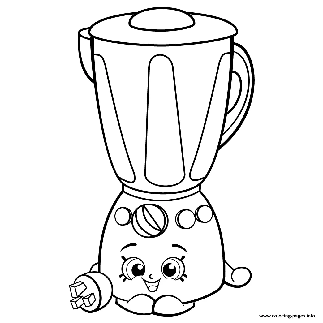 Blender clipart coloring page, Blender coloring page Transparent FREE