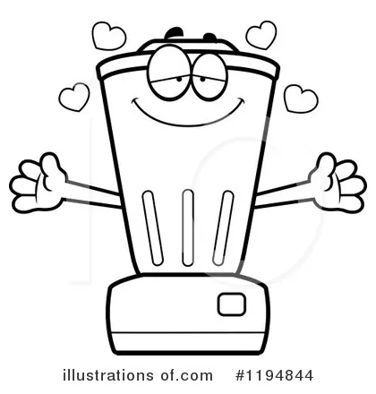 Blender clipart coloring page, Blender coloring page Transparent FREE