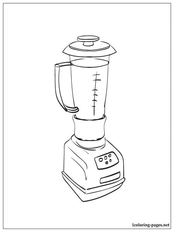 Blender coloring page | Blender, Coloring pages, Color