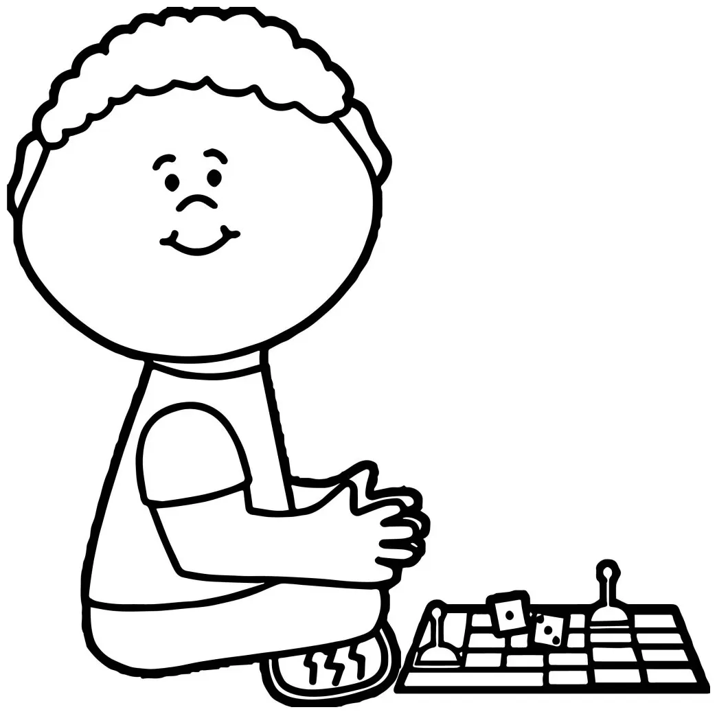 Boy wecoloringpage