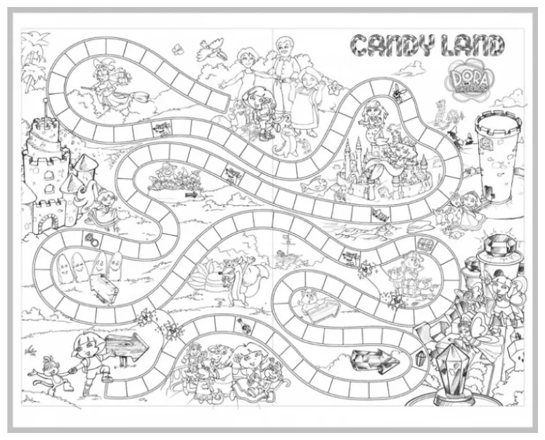 Board game coloring pages at getcolorings free printable