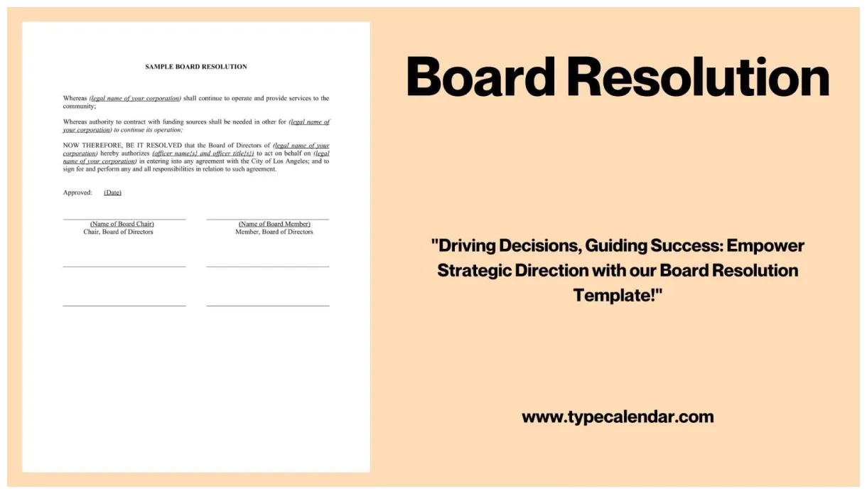 Board resolution letter infoupdate printable coloring page
