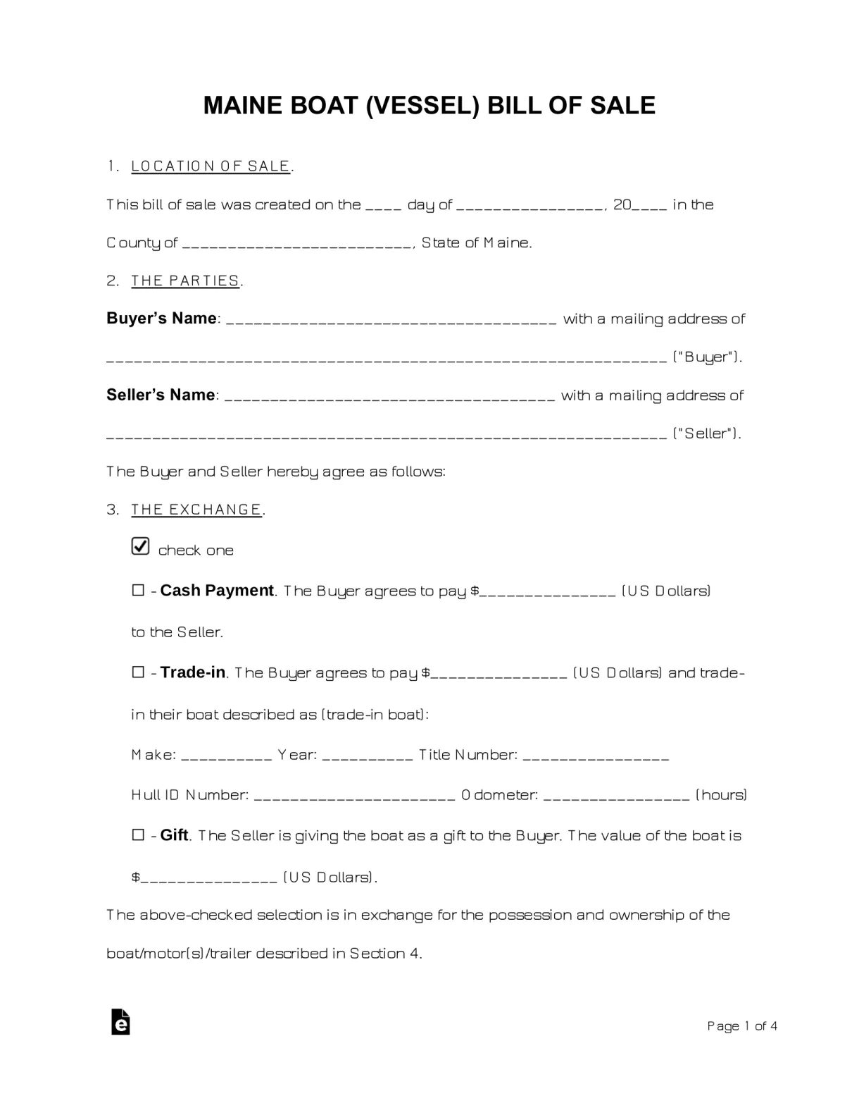 Free maine form pdf word eforms