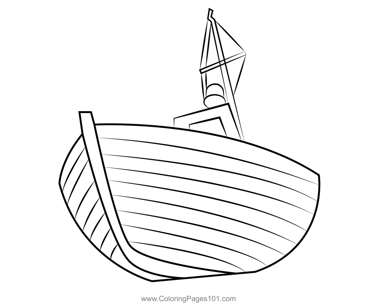 For kids free boats printable coloring pages