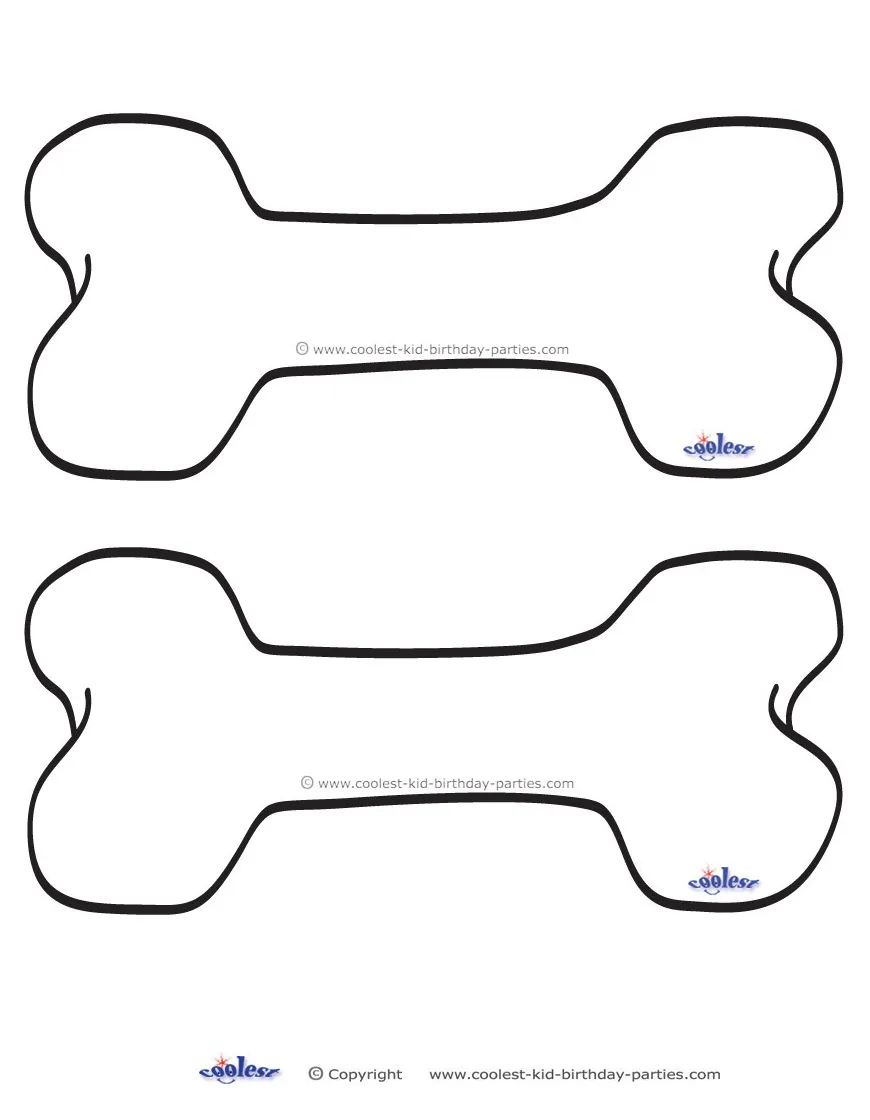 Bone coloring sheet coloring pages