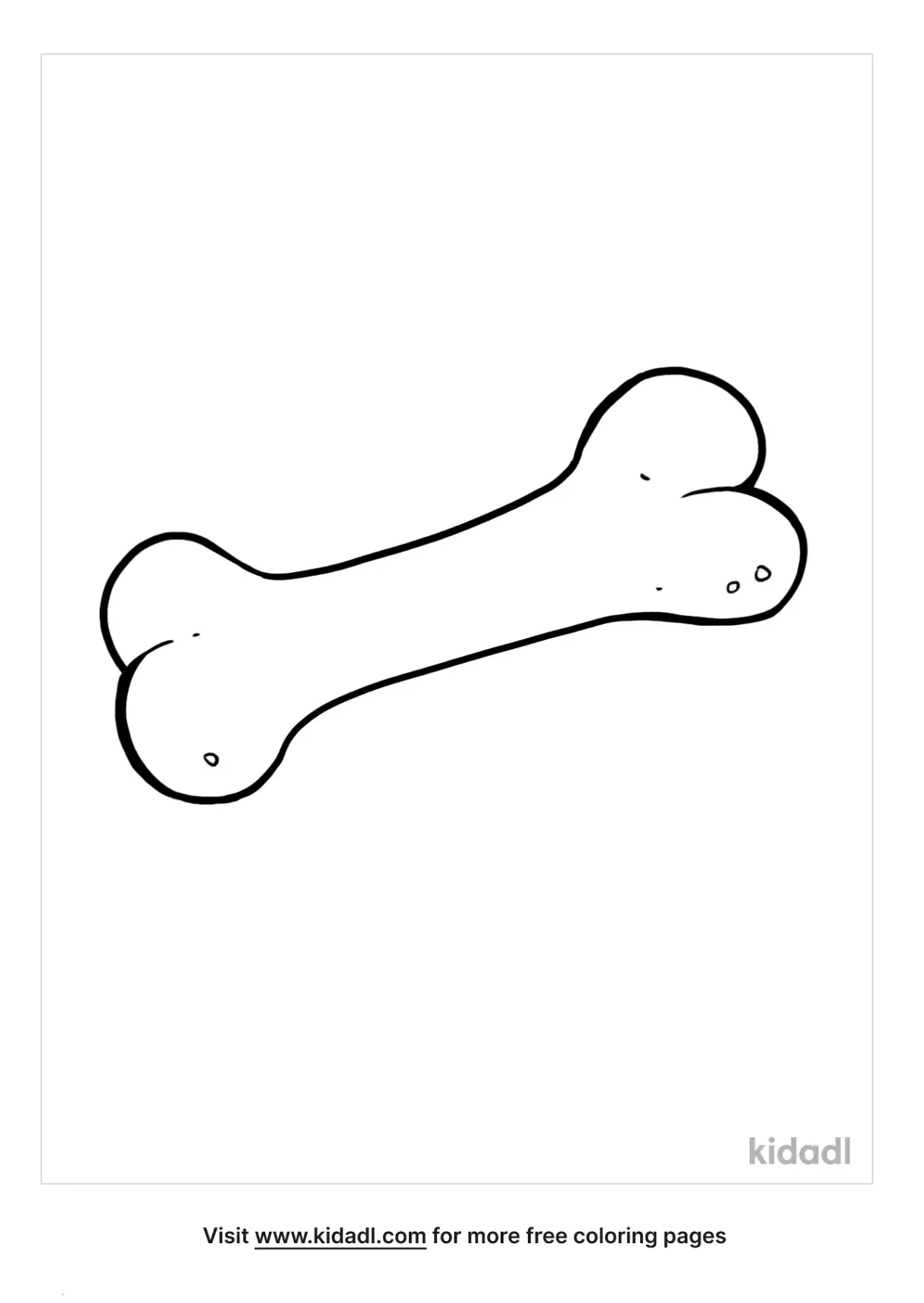 Free bone coloring page coloring page printables kidadl