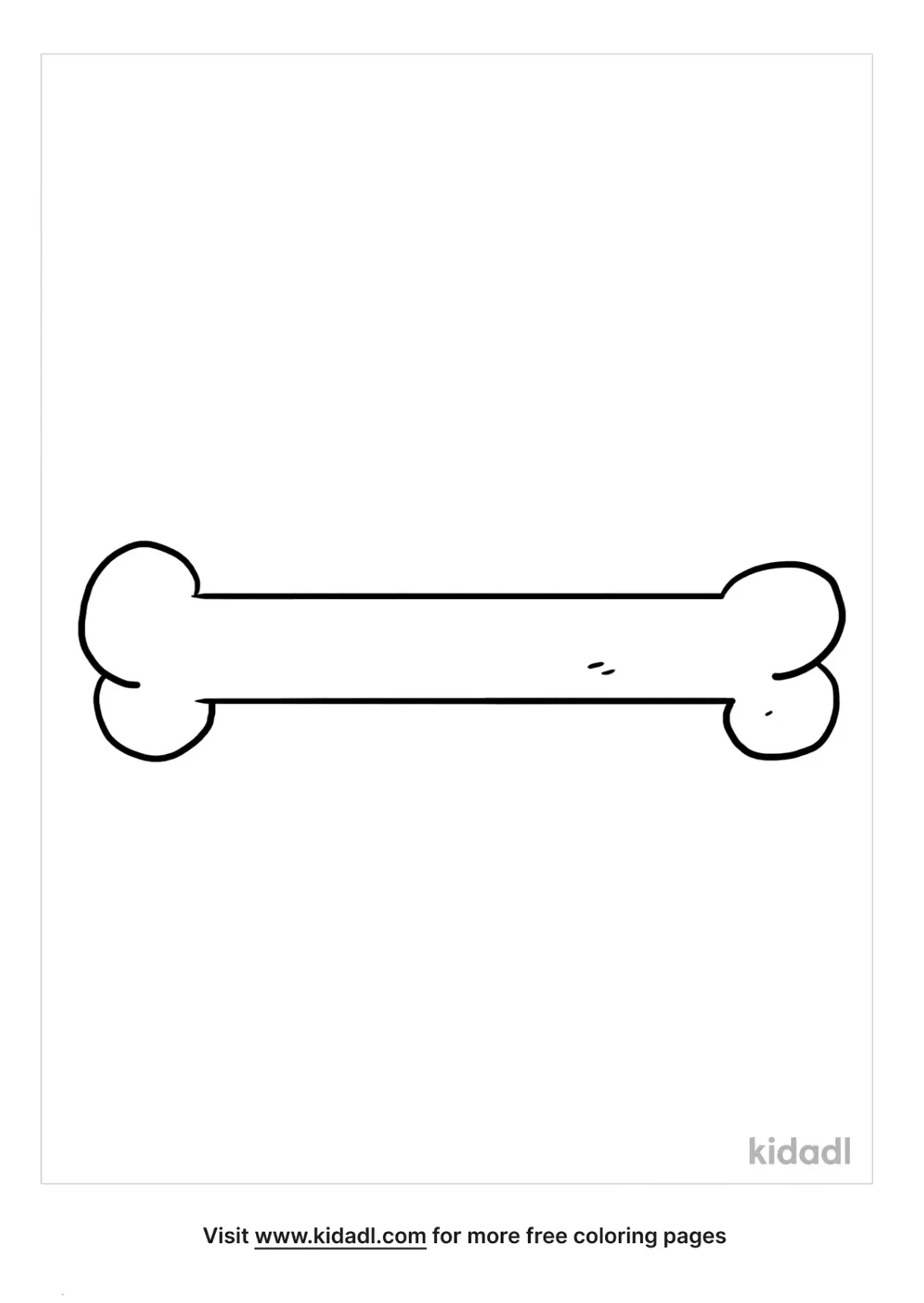 Free bone coloring page coloring page printables kidadl