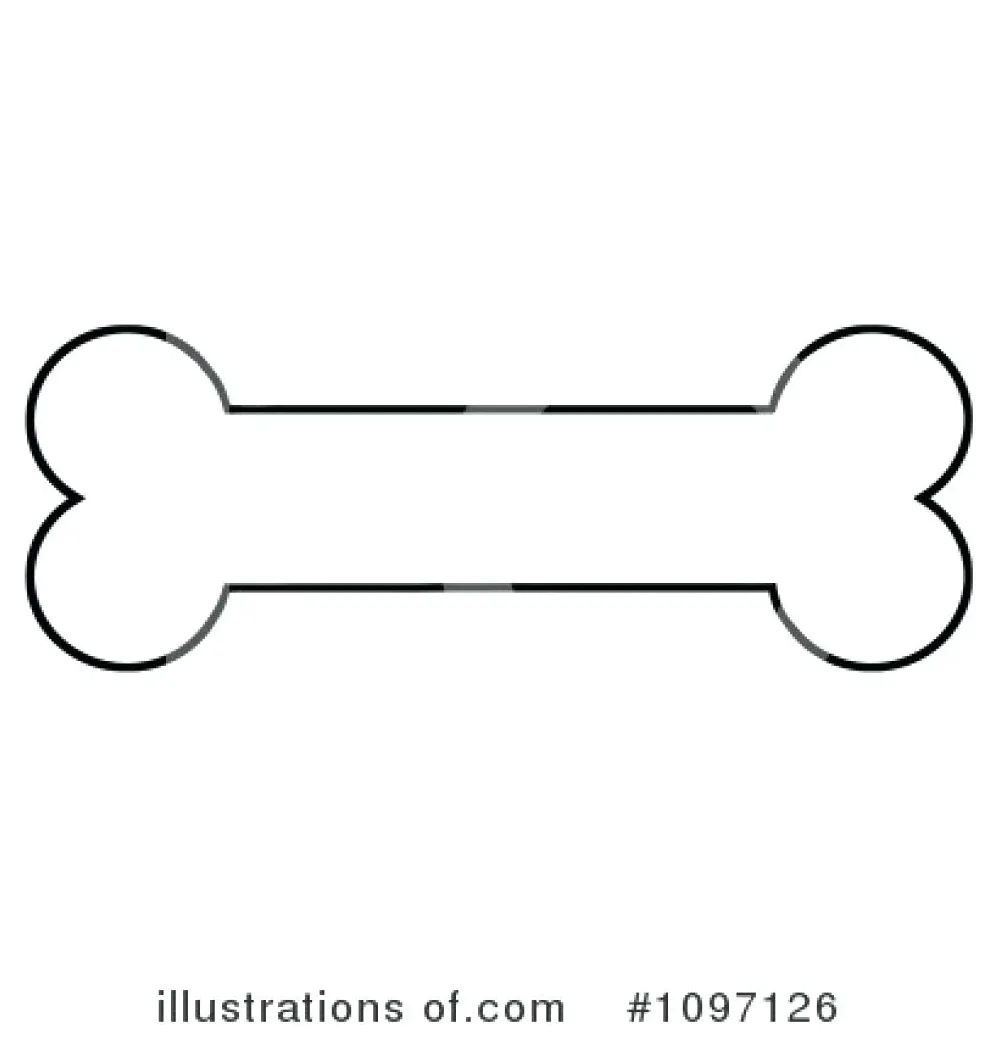 Bone clipart coloring page, bone coloring page transparent free for
