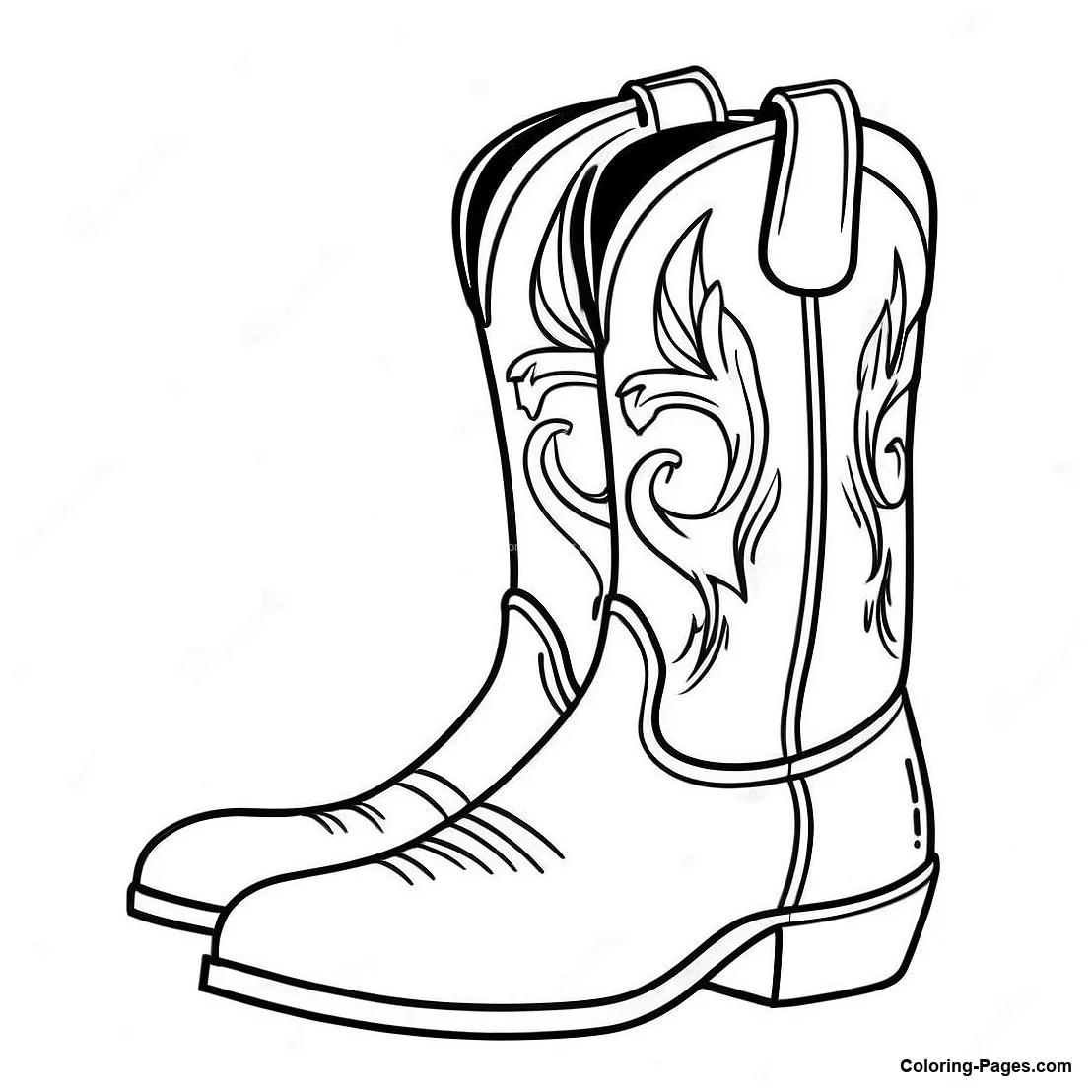 Cowboy coloring-pages