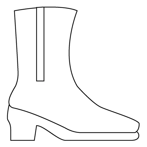 Women's boot emoji coloring page free printable coloring pages