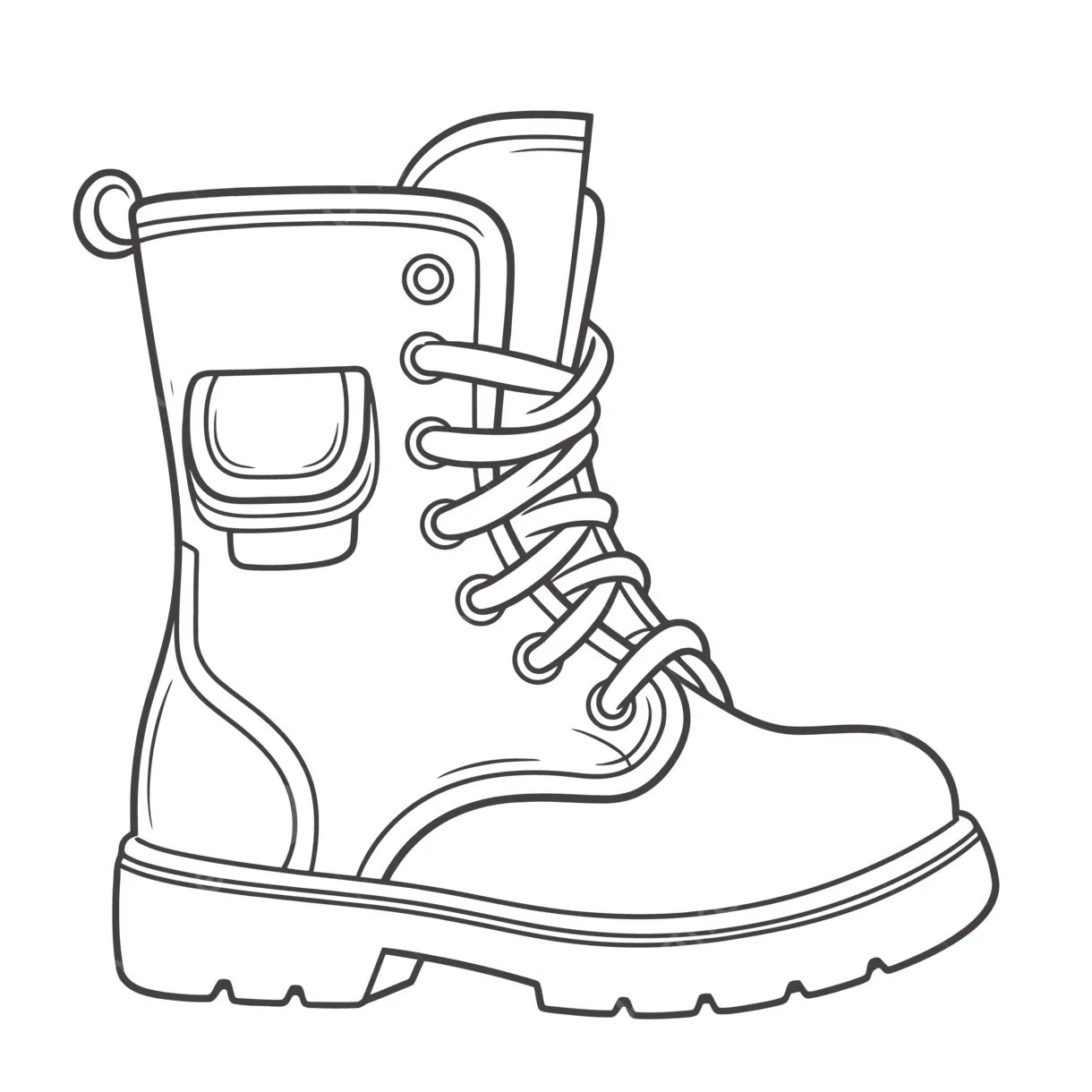 Boot coloring pages [2025]
