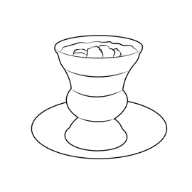 Breakfast coloring page for kids free breakfast printable coloring