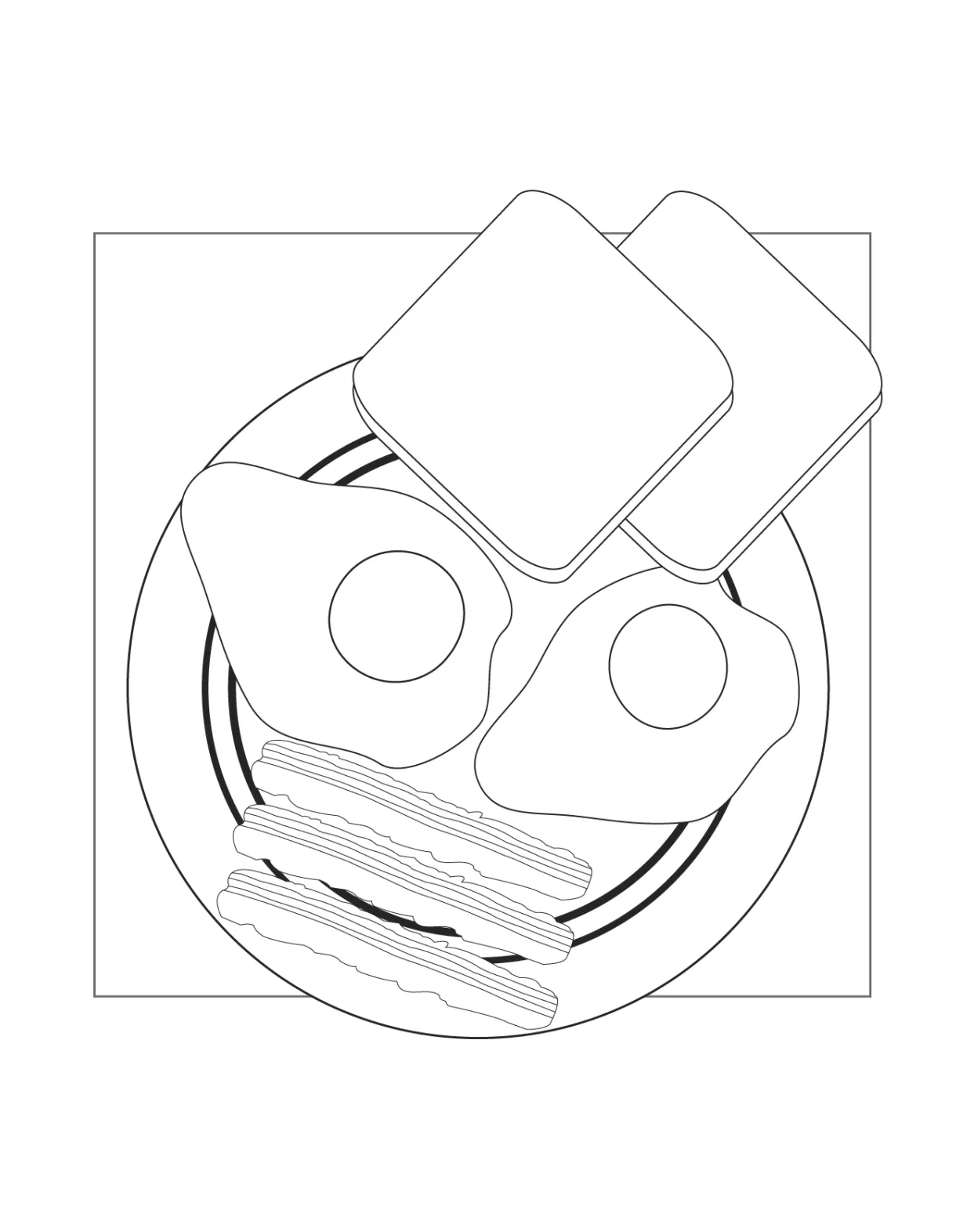 Breakfast coloring pages printable coloring pages. free