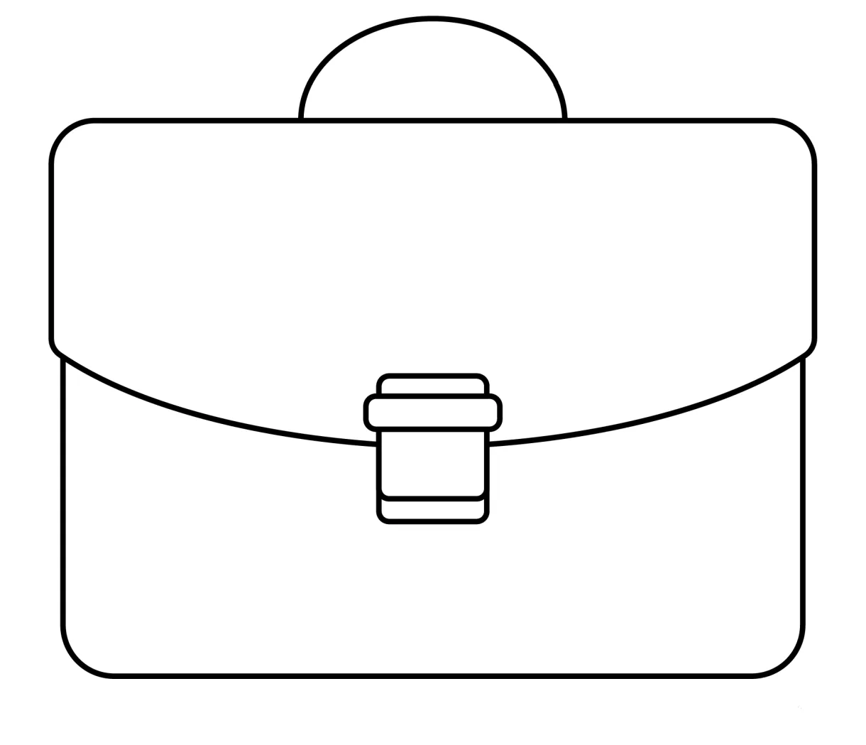 Briefcase emoji coloring page colouringpages