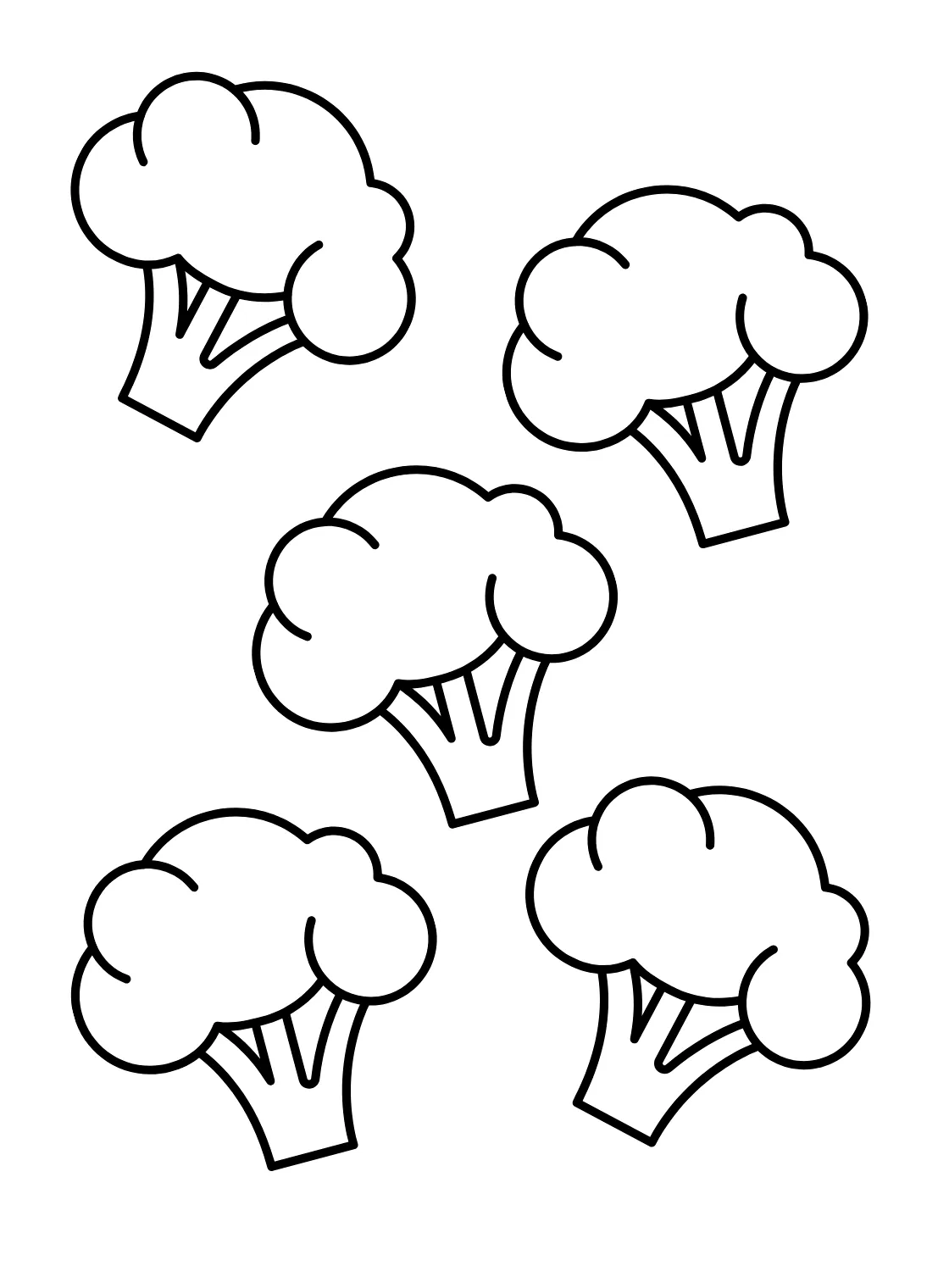 47 Broccoli Coloring Pages - ColoringPagesOnly.com