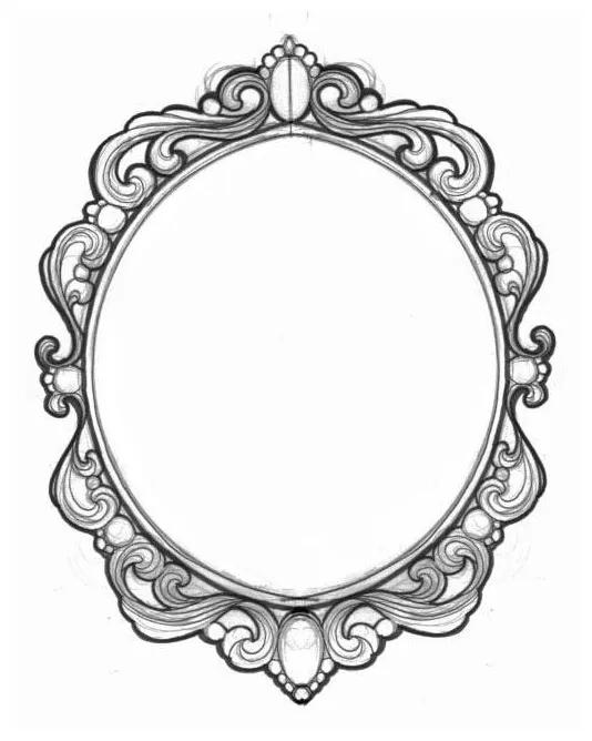 Broken mirror coloring book vector artofit