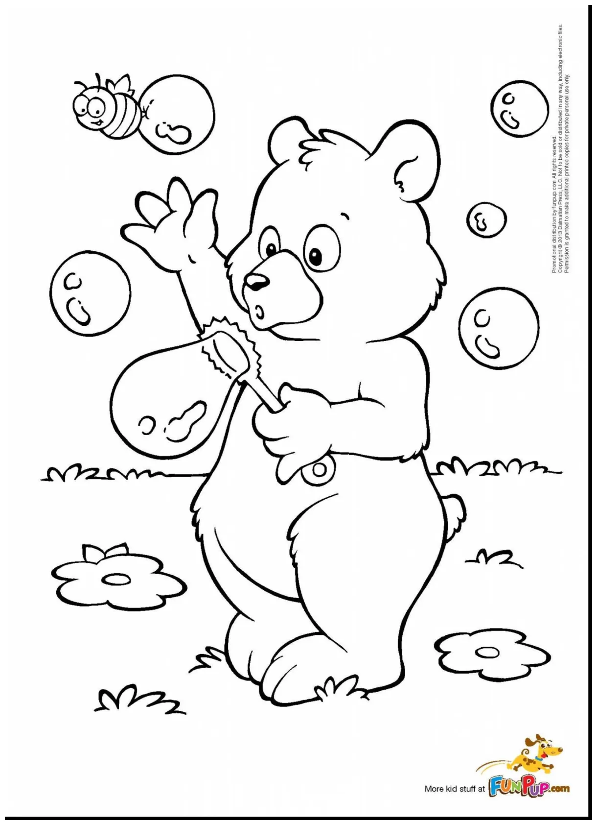 Blowing bubbles coloring pages at getcolorings free printable