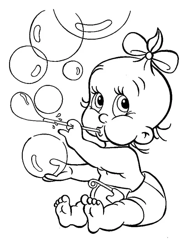 Blowing bubbles coloring pages at getcolorings free printable
