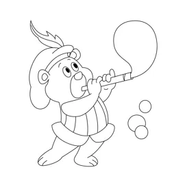 Blowing bubbles coloring pages for kids download blowing bubbles