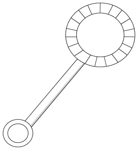 White angled bubble wand clip art white angled bubble wand