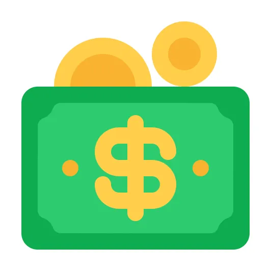 Ícone de dinheiro generic flat