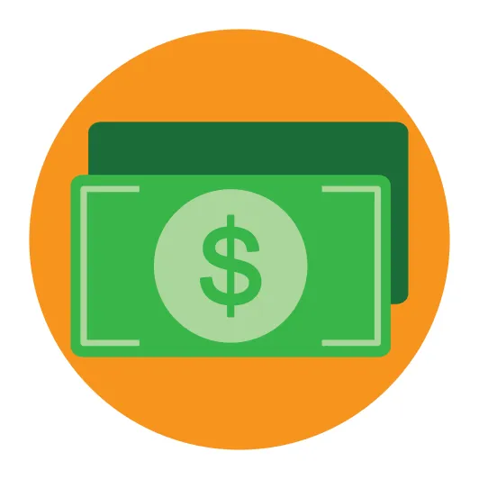 Dollar generic flat icon