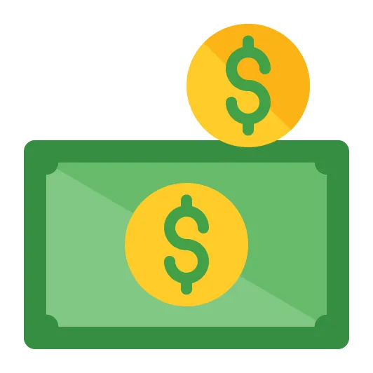 Cash generic color fill icon