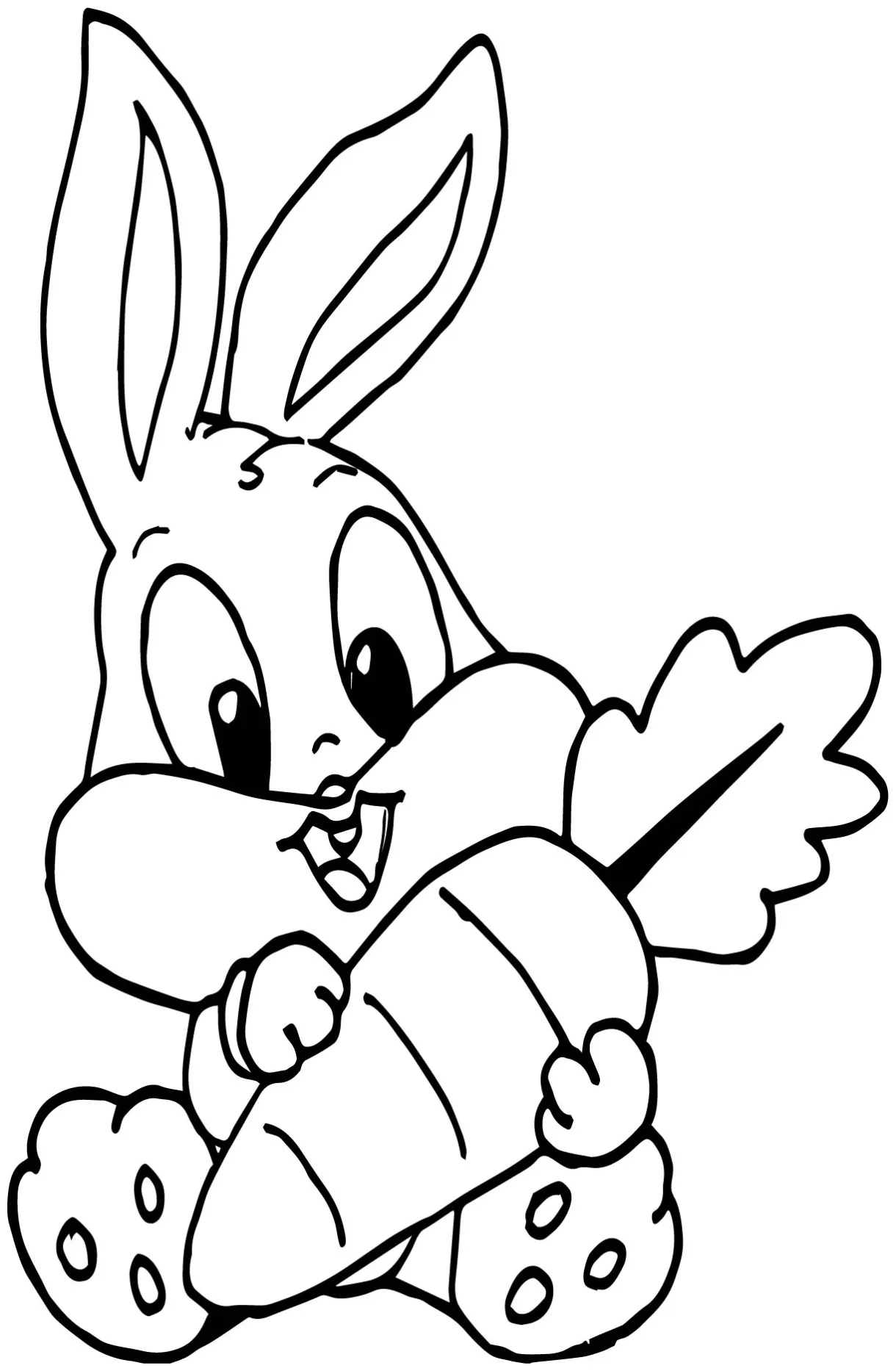 Baby bugs bunny my carrot coloring page wecoloringpage