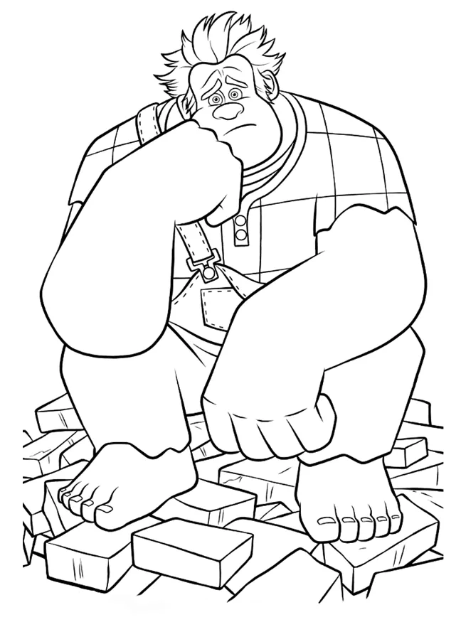 Brick coloring page coloring nation
