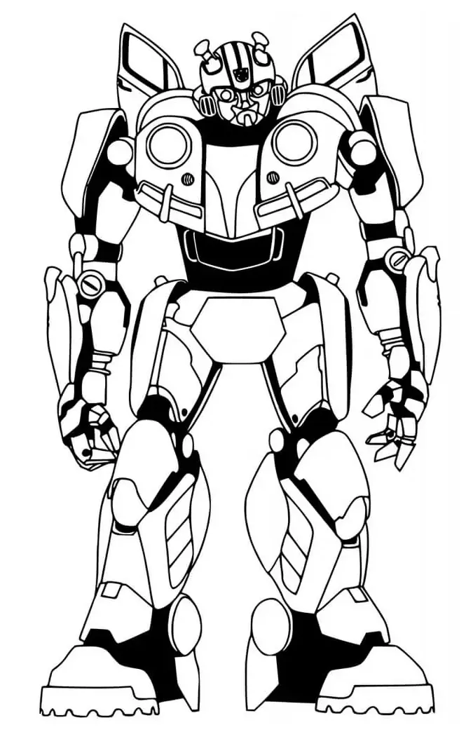 Bumblebee coloring page