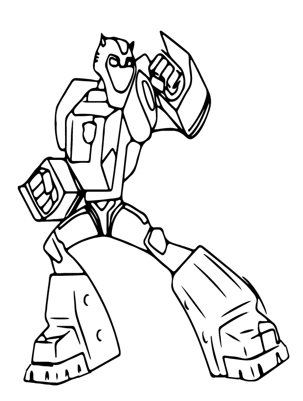 Easy bumblebee coloring page