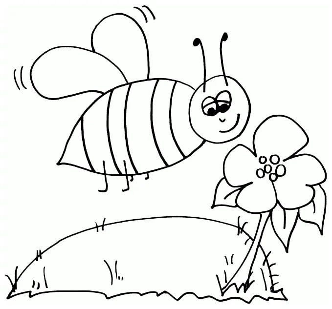 Bumblebee coloring page coloring