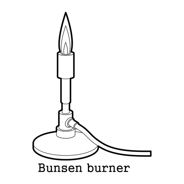 999 bunsen burner symbol royalty-free s, s & pictures printable coloring page