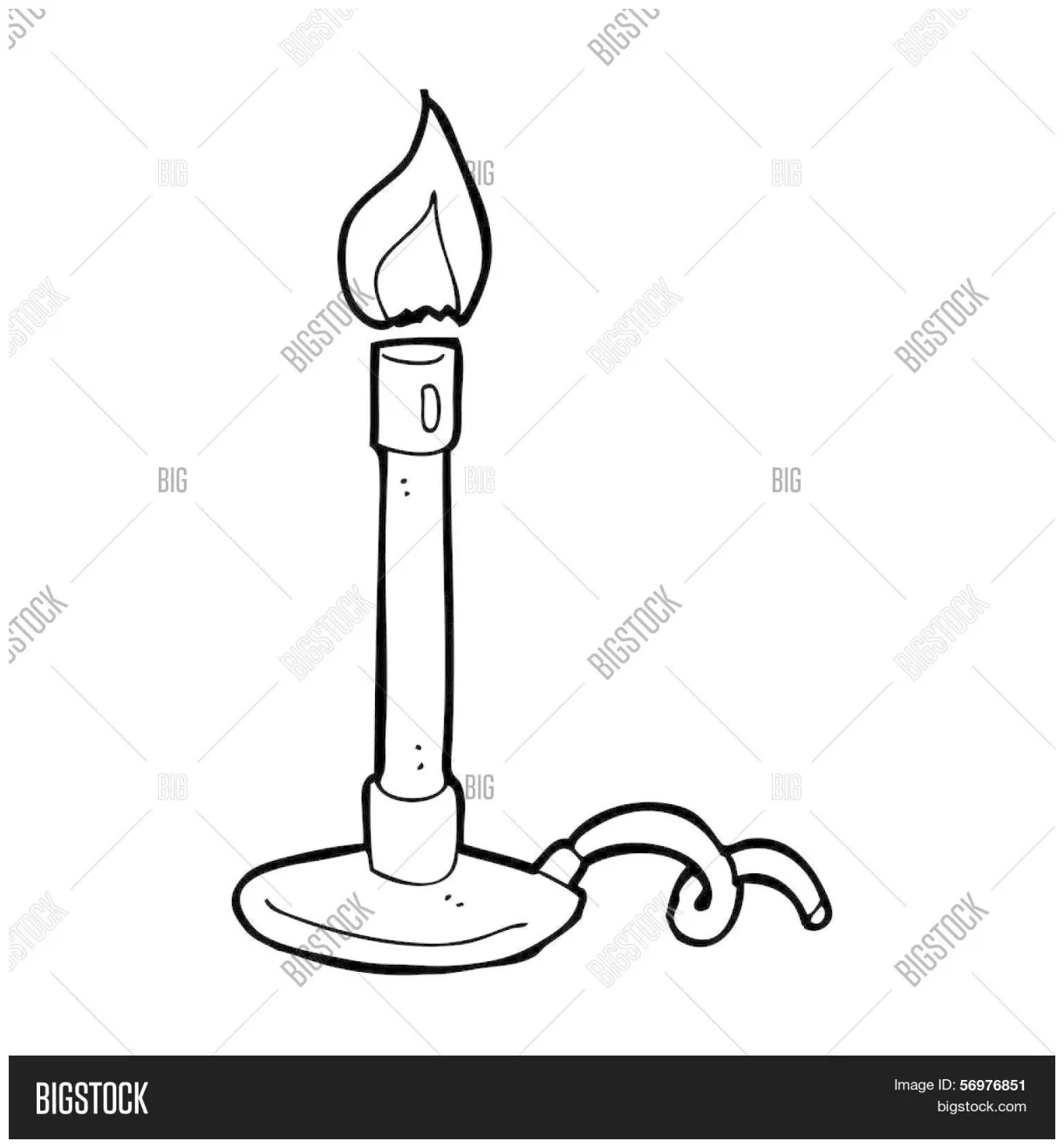 Cartoon bunsen burner vector & free trial bigstock