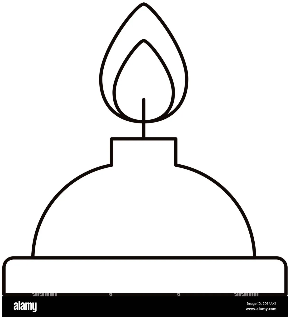 Bunsen burner icon hi-res graphy and s alamy