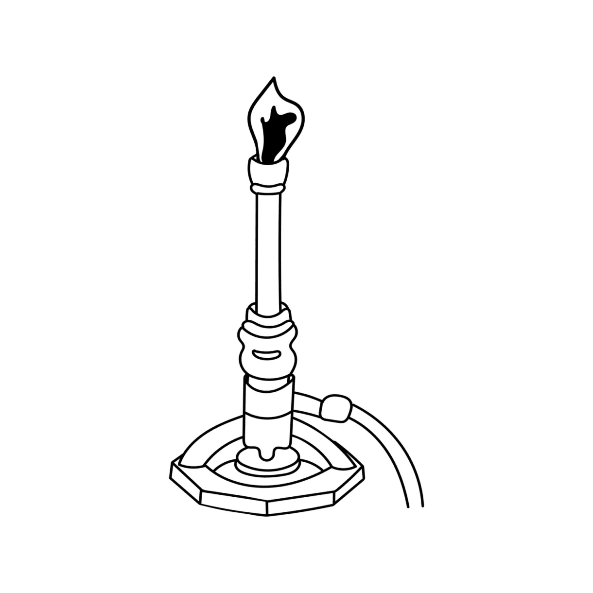 Premium 'bunsen burner' illustration chemistry